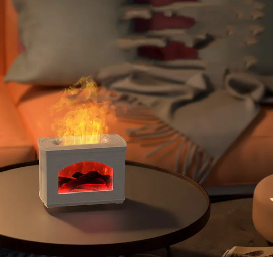 Lumora™ Flame-Effect Aroma Diffuser & Humidifier
