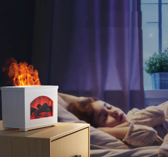 Lumora™ Flame-Effect Aroma Diffuser & Humidifier